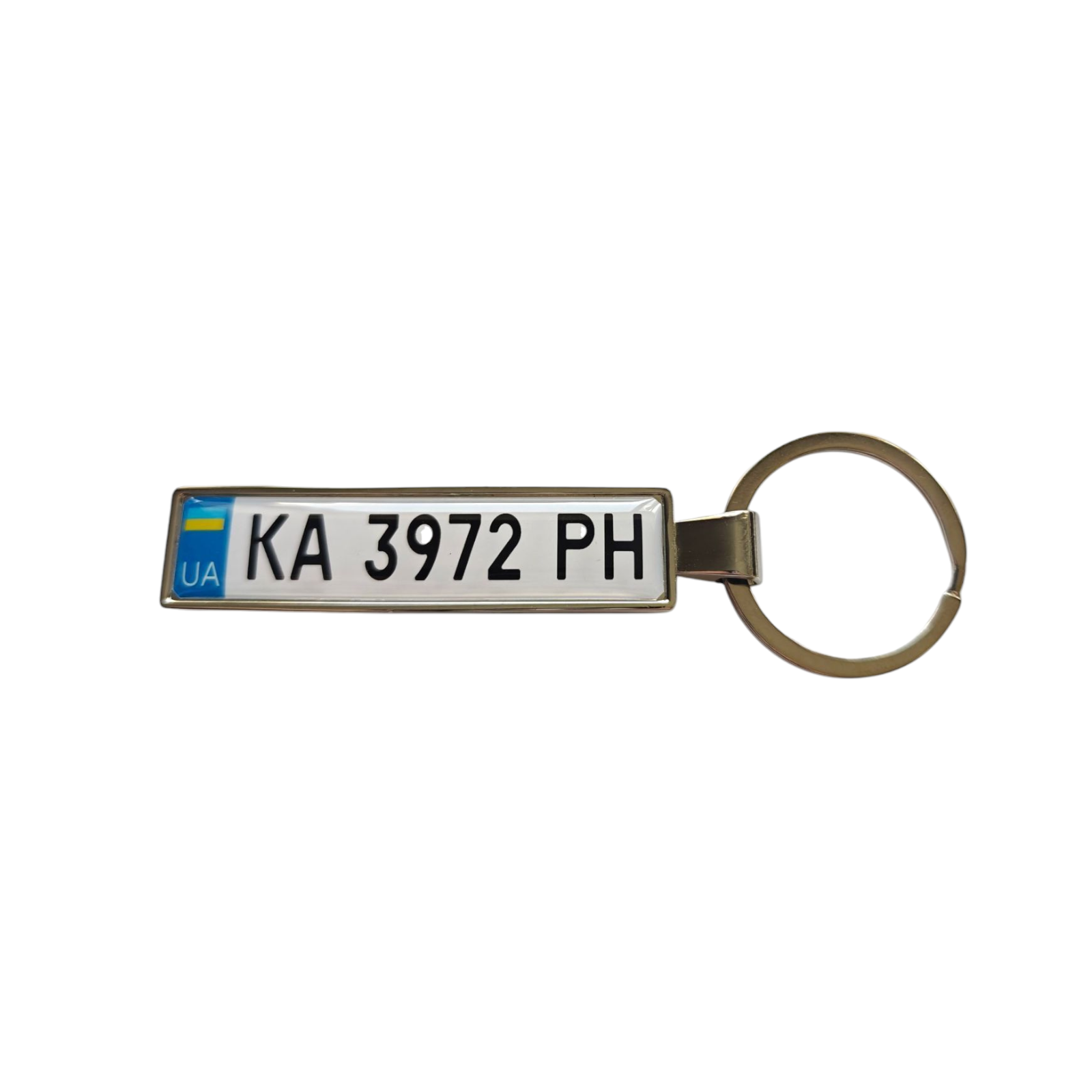 Брелок з державним номером авто MAZDA Chrome (1631924628)