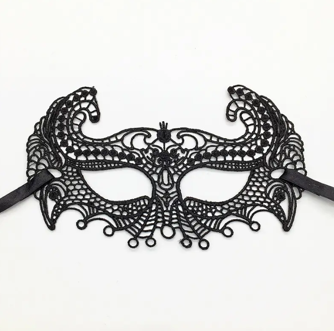 Маска маскарадная театральная One size Черный (155315/6)