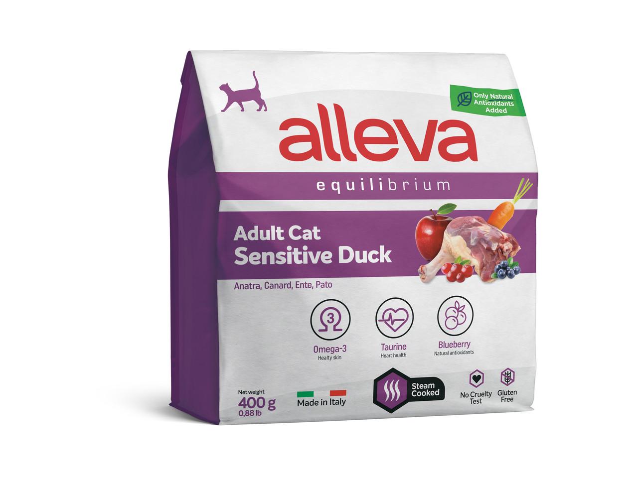 Корм для кошек Alleva Equilibrium Sensitive Duck Cat 0,4 кг с уткой (1865872460)
