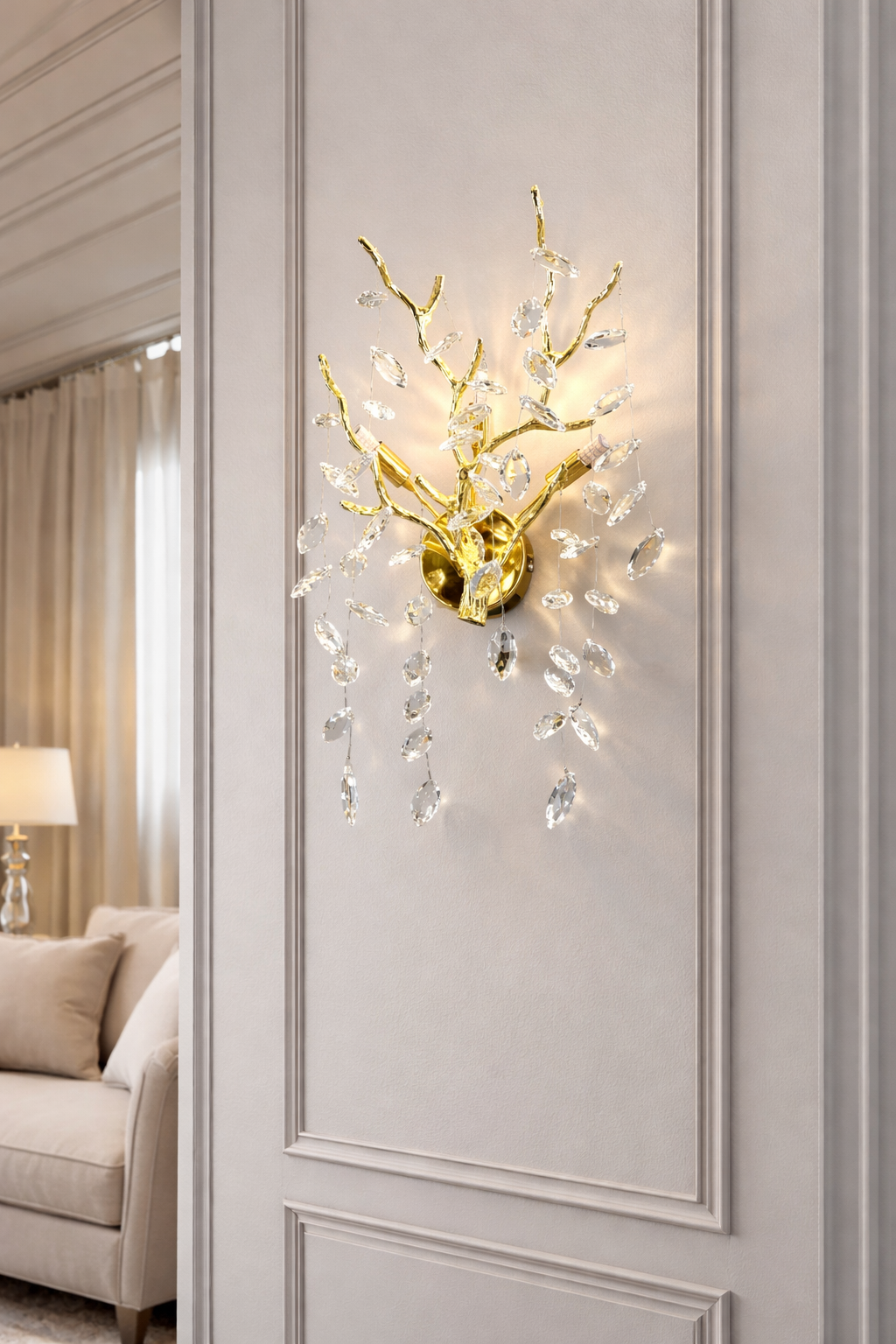 Настенный светильник Gilded Bloom G9 3 лампы (20519/3WGD)