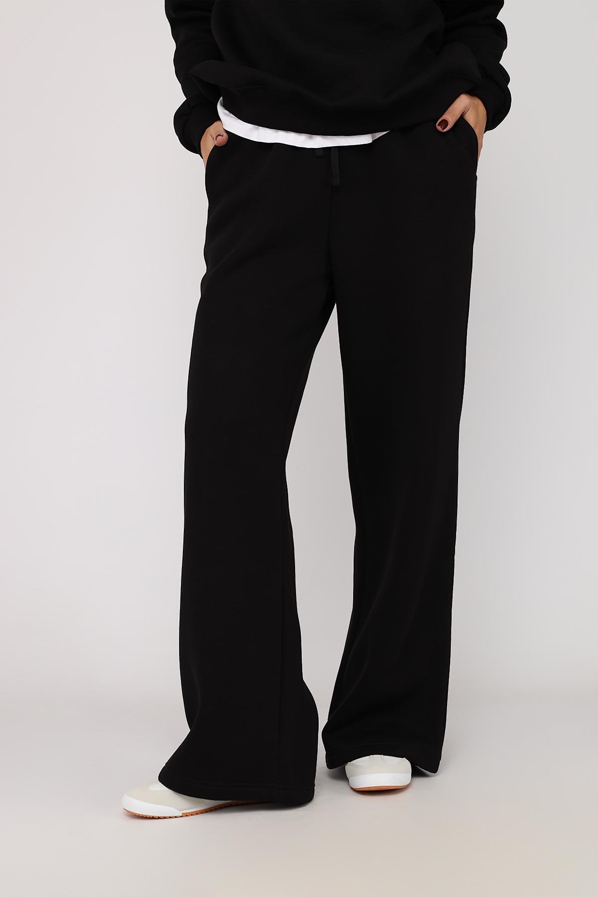 Брюки женские прямые ЦБ-00283123 р. 48 Черный (SKT001082102) Брюки женские прямые ЦБ-00283123 р. 48 Черный (SKT001082102)