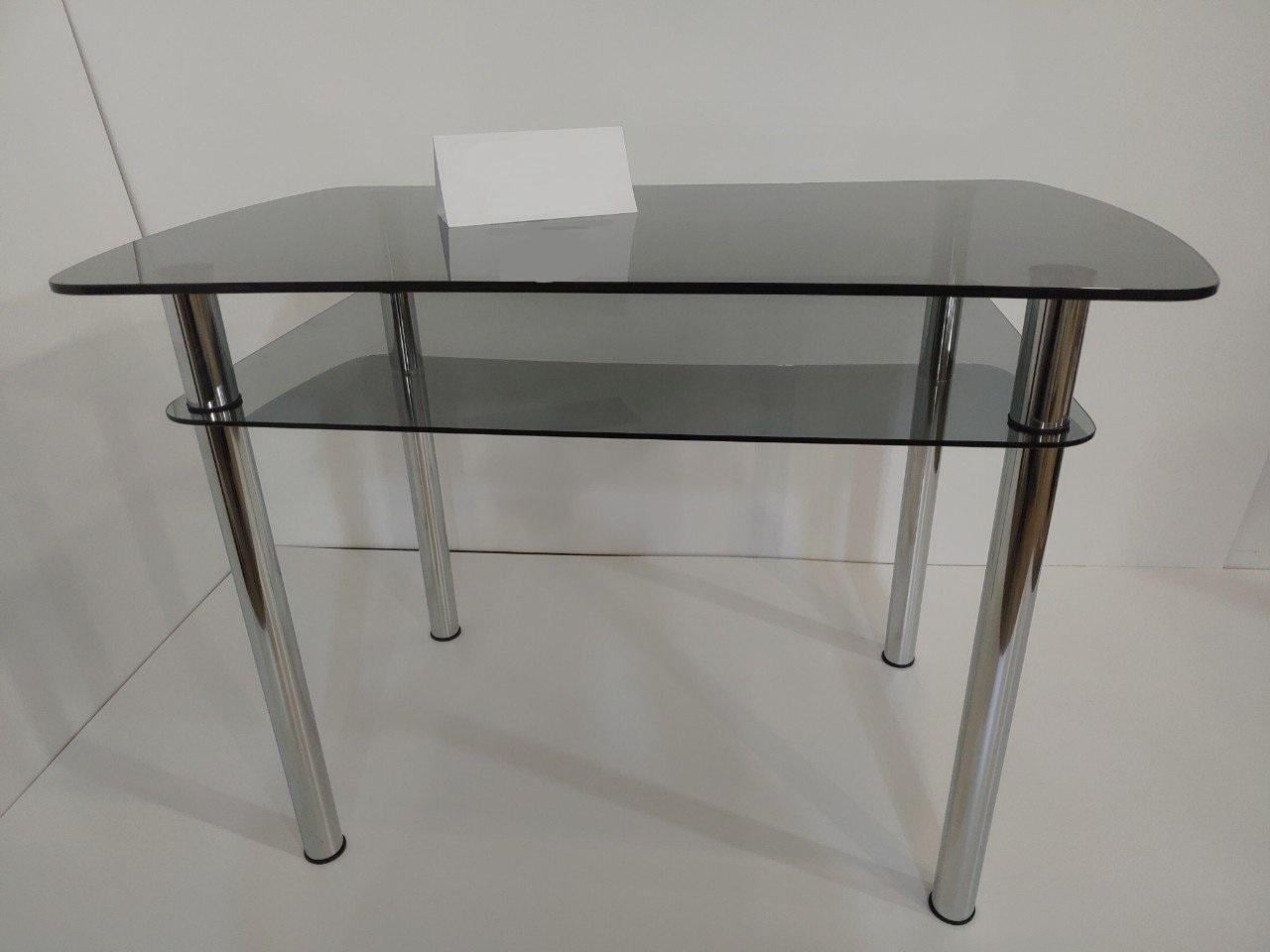 Обідній стіл "Барселона" тоноване скло 760x1000x550 мм 8/6 мм Обідній стіл "Барселона" тоноване скло 760x1000x550 мм 8/6 мм