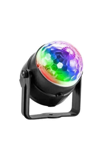 Шар диско мини светомузыка Led Party Light 3 цвета с пультом
