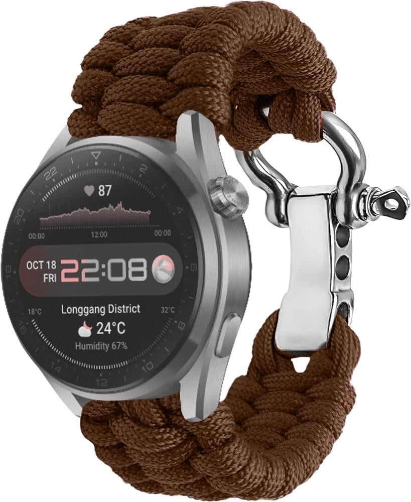 Ремешок из Паракорда Ruper для Huawei Watch 3 Pro (22mm) Brown (30809-30)