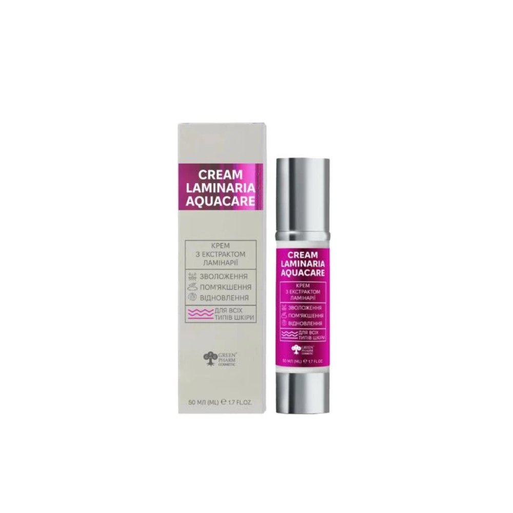 Крем зволожувальний з морськими водоростями Green Pharm Cosmetic Moisturizing Cream With Seaweed 50 мл
