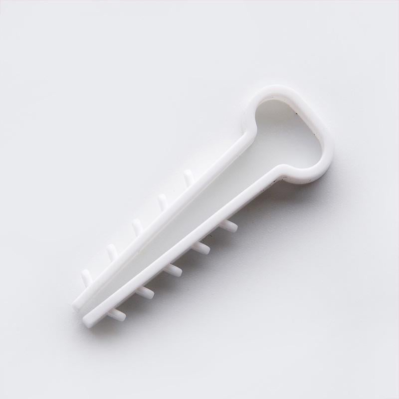 Дюбель ялинка плоска Apro d 6 мм 100 шт./уп. Білий (28679854)