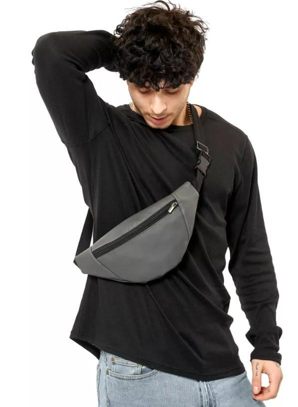 Поясная сумка мужская Sambag Soho BSH Графитовый (82111009m)