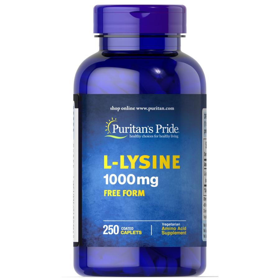 Амінокислота Puritan's Pride L-Lysine 1000 мг 250 каплет (8026)