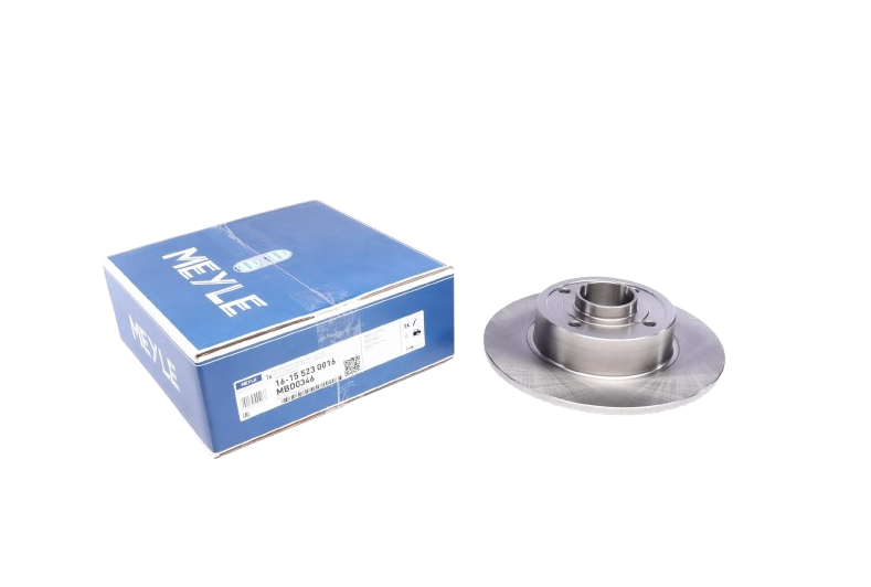 Диск тормозной задний Meyle Renault Clio III/Megane II/Modus/Twingo II/Wind 02- без подшипника 240x8 мм (16-15 523 0016 MEYLE)
