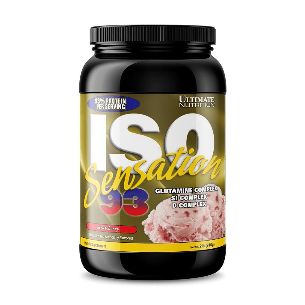Изолят протеина Ultimate Iso Sensation 93 910 г Клубника (UN-0914)