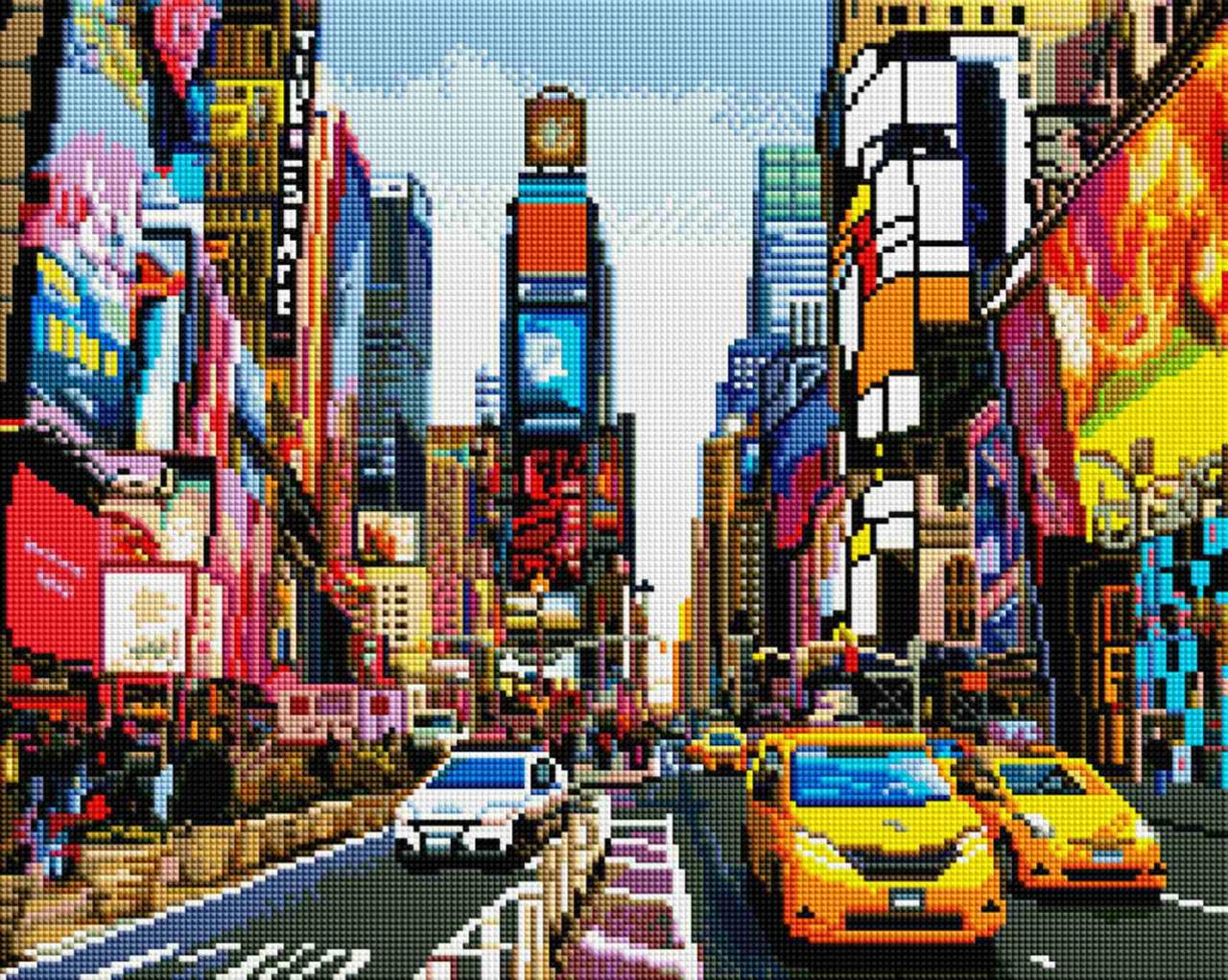 Алмазная мозаика ColorArt Современный город 40х50 см (SP033)