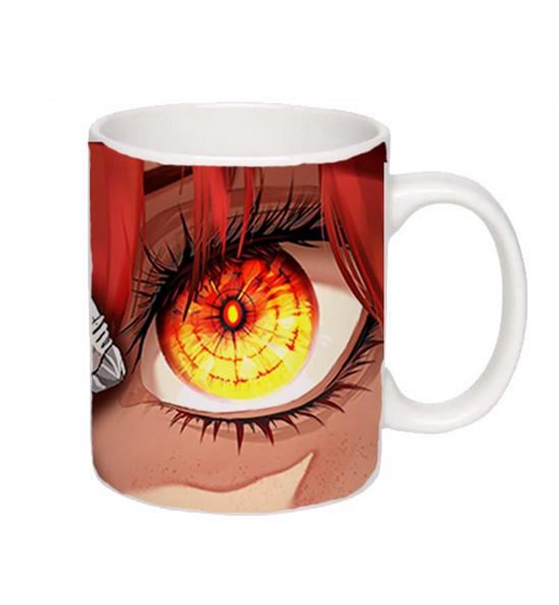 Чашка Макима аниме Человек-бензопила Chainsaw Man Белый (z1439)