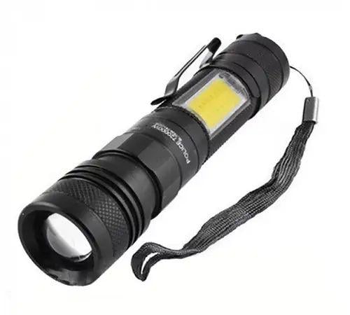 Фонарь ручной BL 19 T6 Usb Micro пыле- и влагозащищенный с 3 режимами Черный (opt-21435)