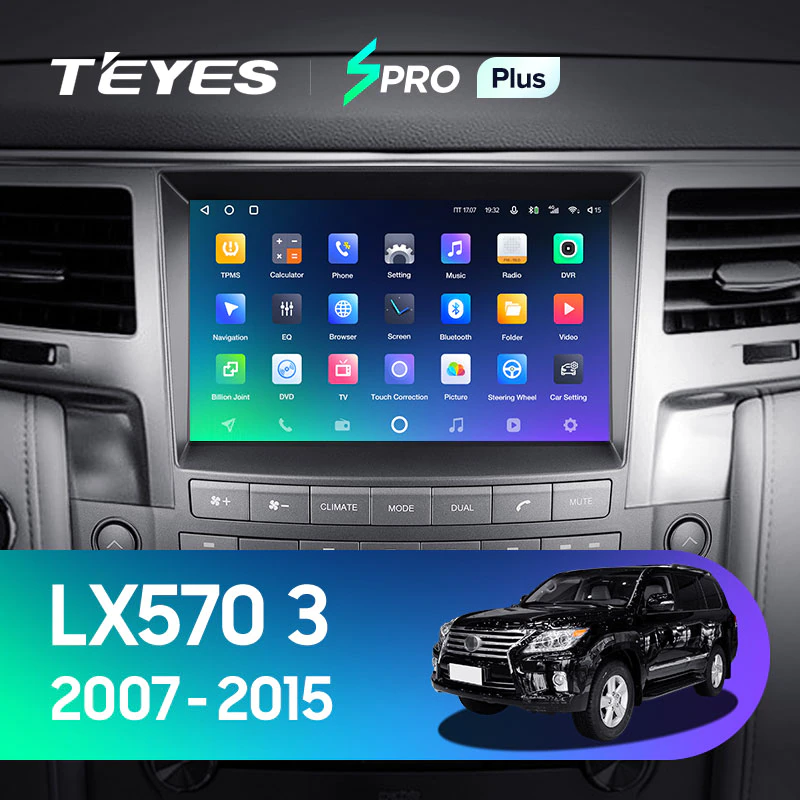 Автомагнітола штатна Teyes SPRO Plus для Lexus LX 570 J200 3 lll 2007-2015 Android (1787128899) - фото 3