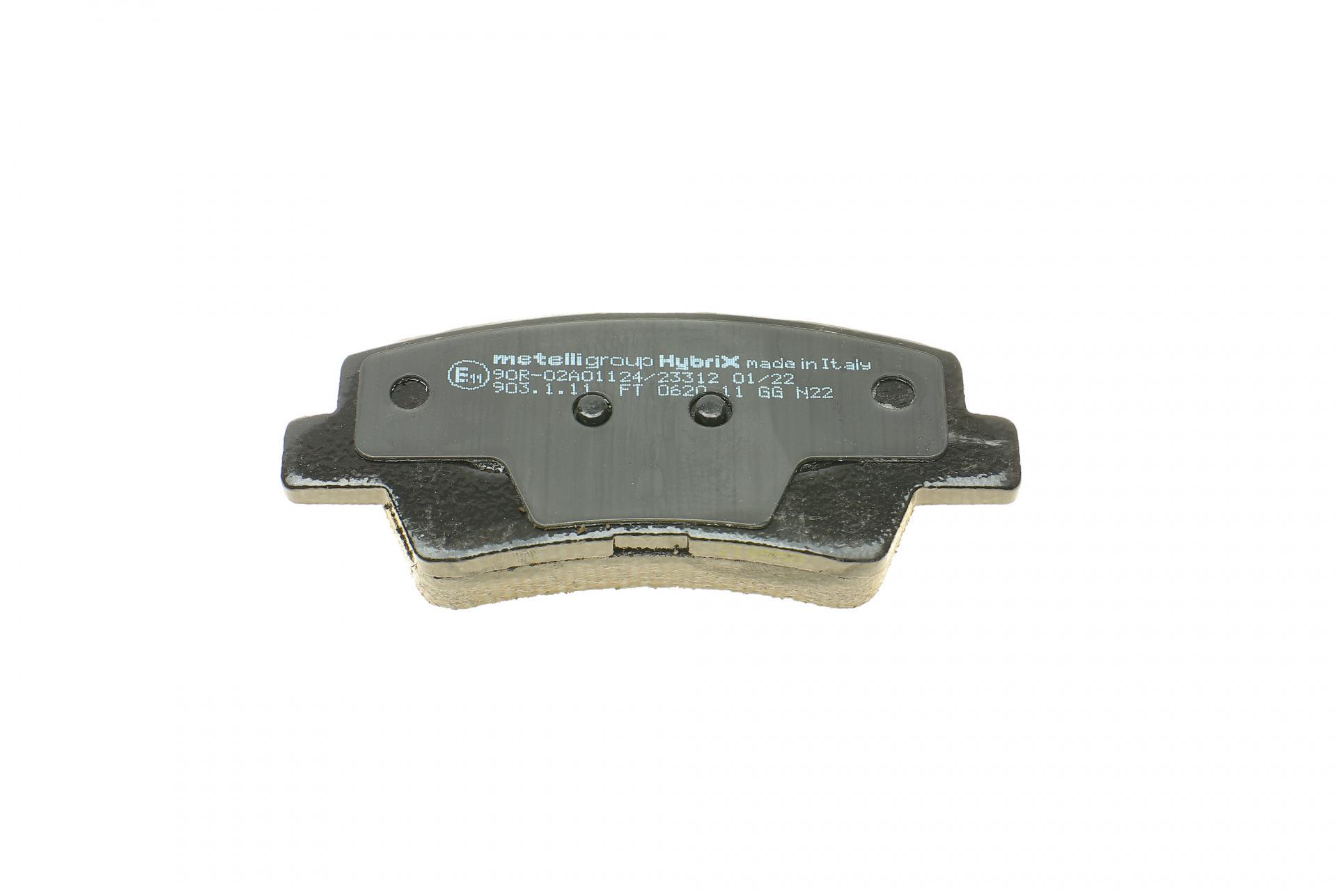 Колодки тормозные задние Kia Sportage/Ceed/Rio/Optima/Hyundai Accent/i10/i20/i30/i40/Elantra 10-22-0886-1 METELLI