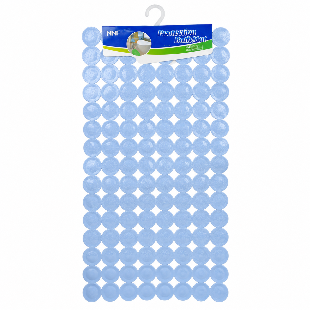 Коврик для ванной противоскользящий Stenson WW00588 Bubble 38х68 см Blue (35575506) Коврик для ванной противоскользящий Stenson WW00588 Bubble 38х68 см Blue (35575506)