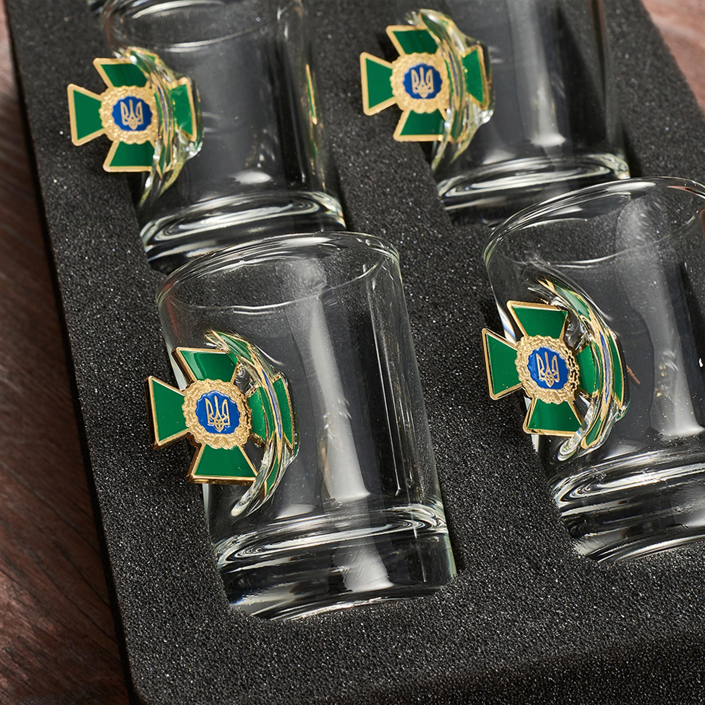 Набор VSKLO БК маленький графин и рюмки ГПСУ (28918601) - фото 2 Набор VSKLO БК маленький графин и рюмки ГПСУ (28918601) - фото 2