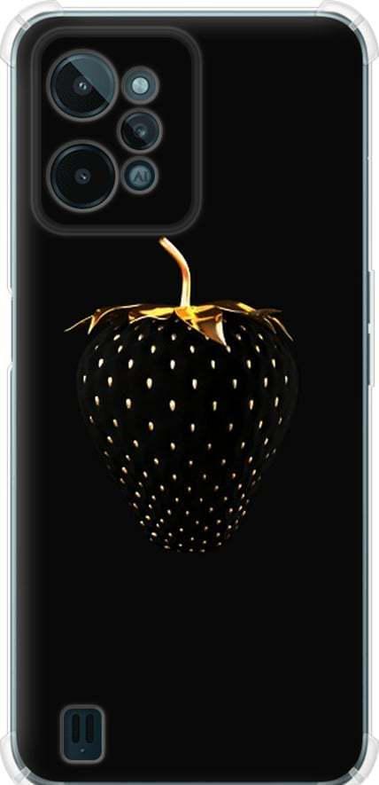 Чехол на Realme C31 Черная клубника (3585sp-2593-42517)