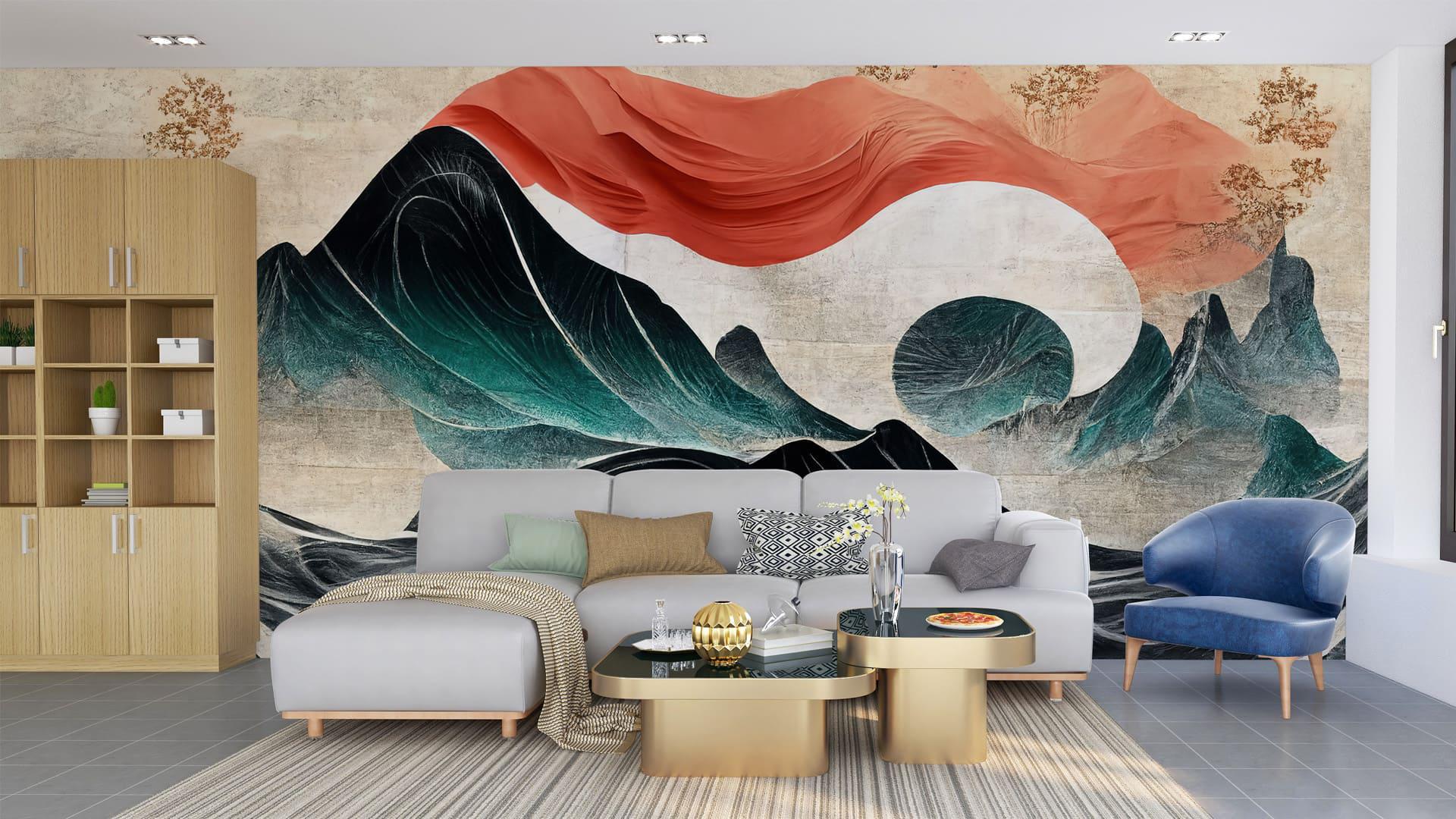 Фотообои флизелиновые Styleo Print-walls Где горы дышат 0701 400х250 см (Pw-0701/4)