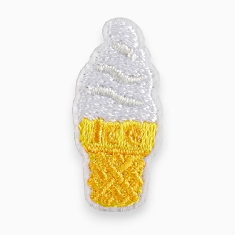 Термоаппликация Ice cream вышитая 3,1х1,4 см 1 шт. Разноцветный (АК3114е54)