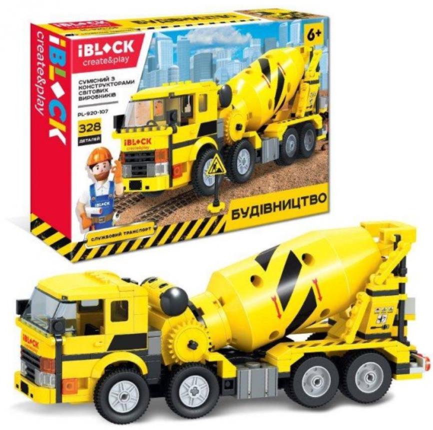 Конструктор Iblock Строительство Бетоносмеситель 328 дет.