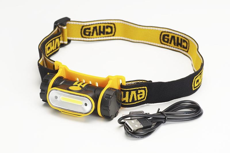 Фонарь LED налобный Сила Вольт 150 лм 2200 мАч Li-ion 18650 с сенсором (54313)