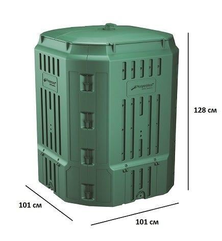 Компостер садовий Prosperplast COMPOTHERMO пластиковий 900L (IKB900) - фото 2