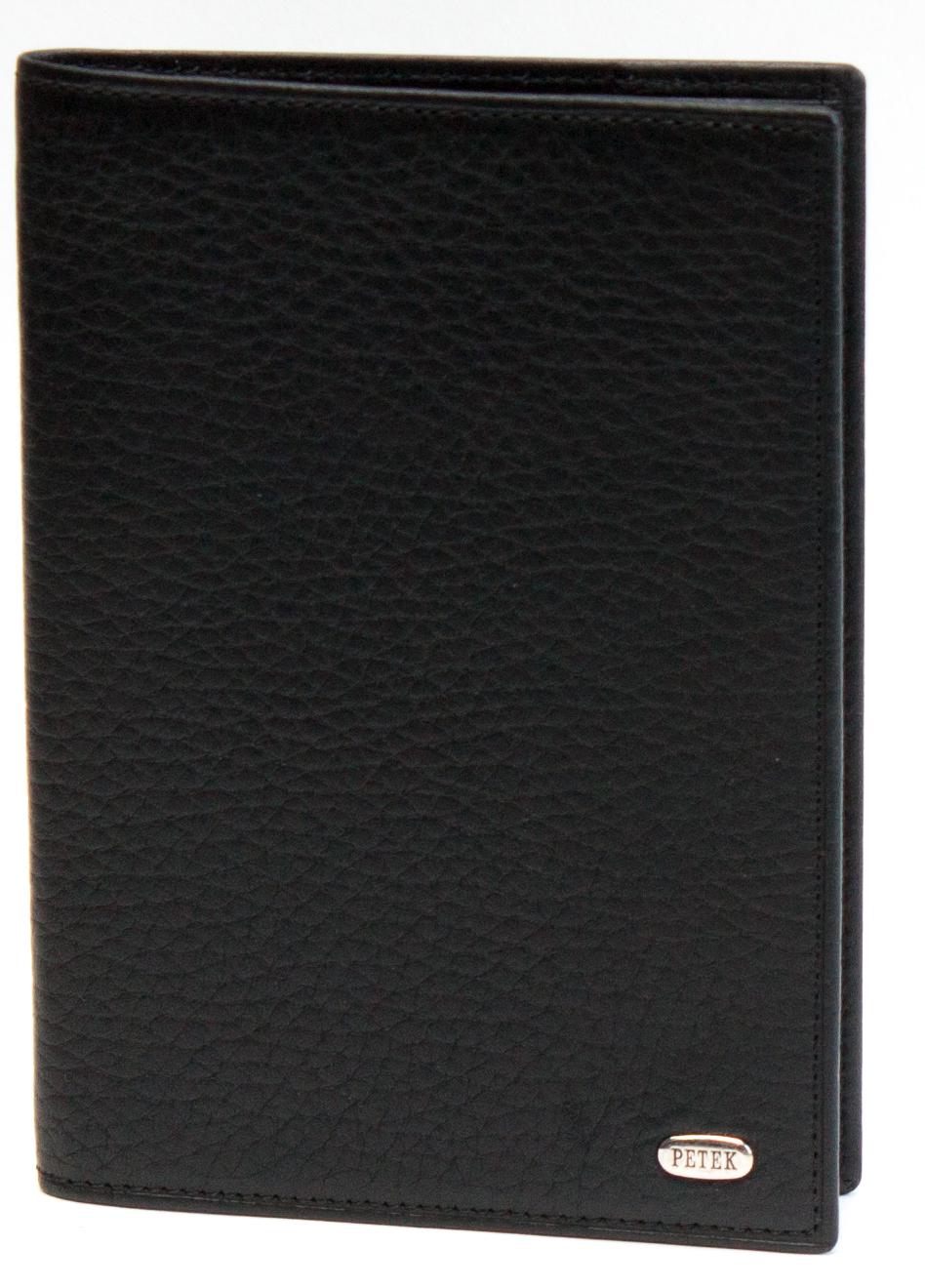 Обложка для паспорта Petek 581 Черный (581-46B-01) Обложка для паспорта Petek 581 Черный (581-46B-01)