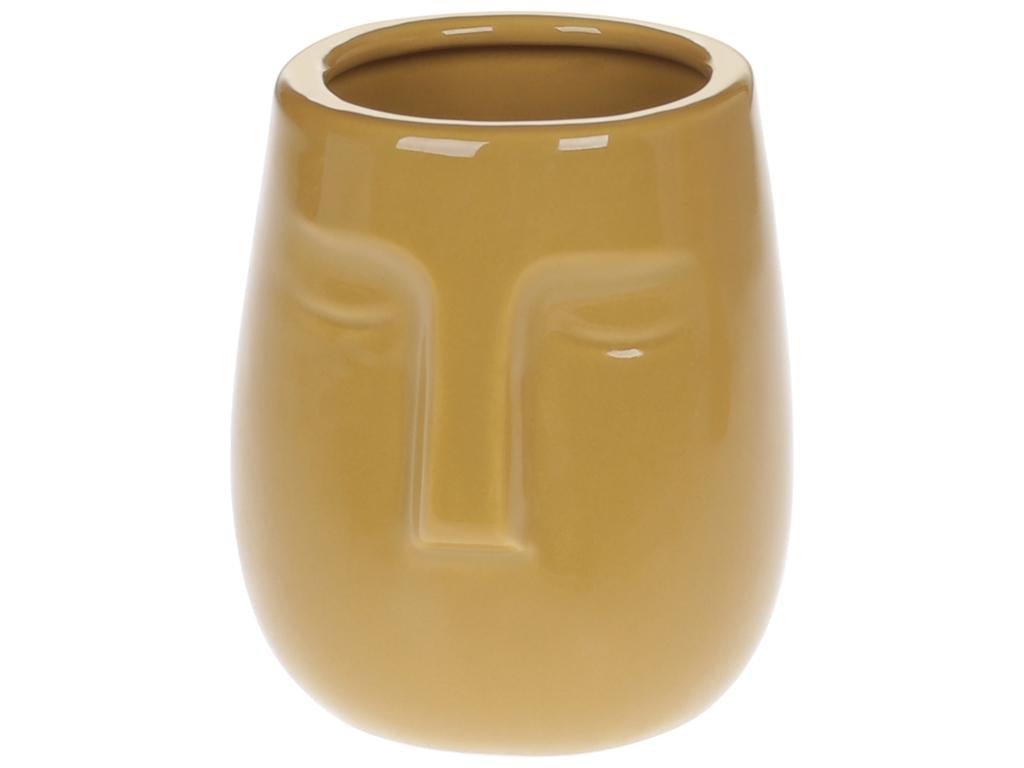 Ваза-склянка 10 см Гірчиця глянцева (BDI-727-507) Ваза-склянка 10 см Гірчиця глянцева (BDI-727-507)