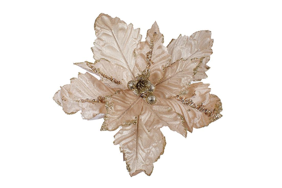 Квітка декоративна BonaDi Пуансетія 30 см (839-799)