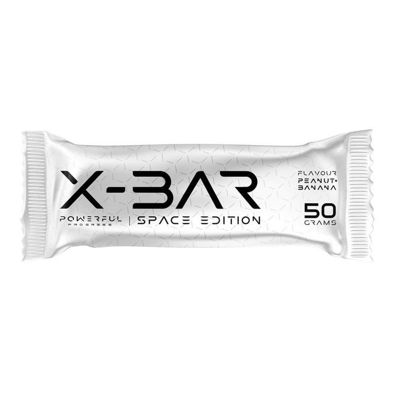 Протеиновый батончик Powerful Progress X-Bar 30% Protein Space Edition Арахис/Банан 50 г (22899-01)