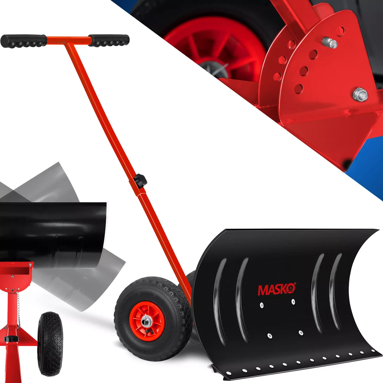 Лопата для снега KESSER 75x46x150 см 1,5 мм - фото 8 Лопата для снега KESSER 75x46x150 см 1,5 мм - фото 8