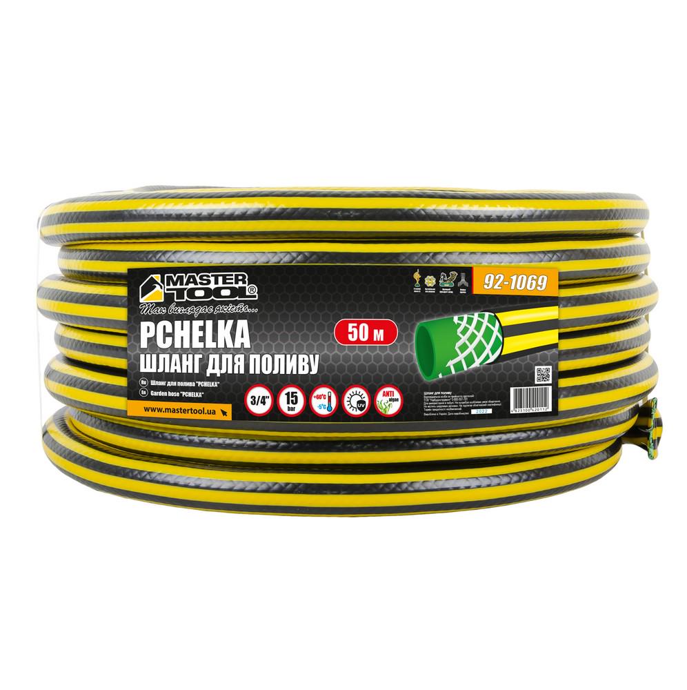 Шланг для полива Mastertool Pchelka 3/4" 50 м Black/Yellow (92-1069) - фото 2