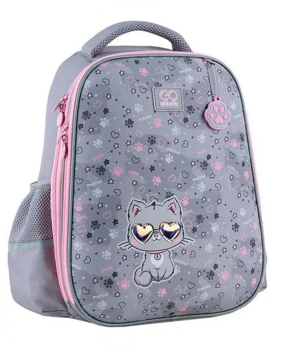 Школьный рюкзак полукаркасный GoPack Education GO24-165M-3 Meow с ортопедической спинкой (994064)