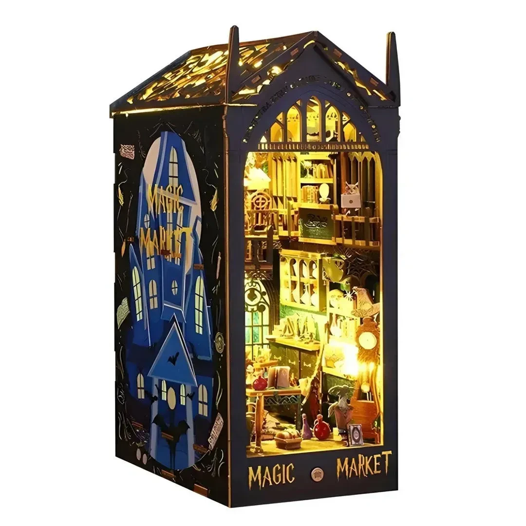 Румбокс 3D DIY Bookend Бук-нук Magic market (JTSL-09A)