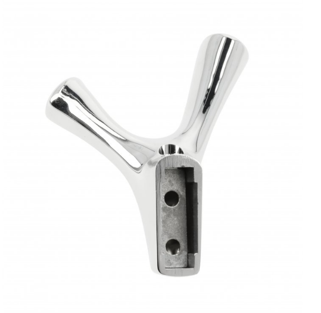 Гачок для одягу настінний GTV TORNA металевий 71х81х47 мм Хром (24767859) - фото 3