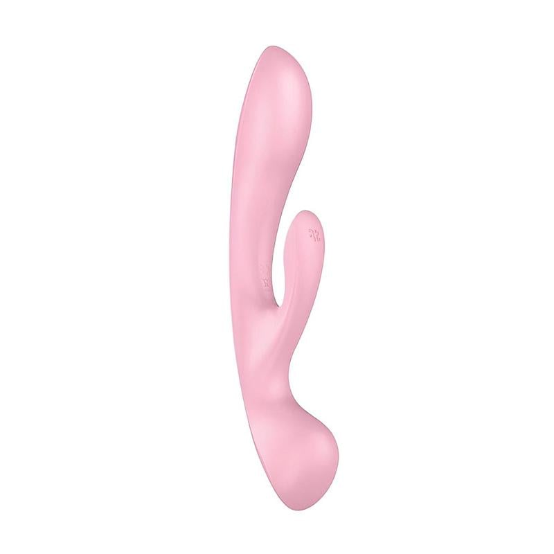 Вибратор-Rabbit двусторонний Satisfyer Triple Oh 24 см Розовый (35953)