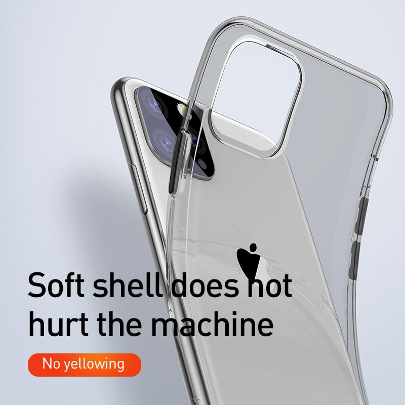 Прозрачный чехол BaSEus для iPhone 11 Pro Max, серия Simple TPU - фото 5
