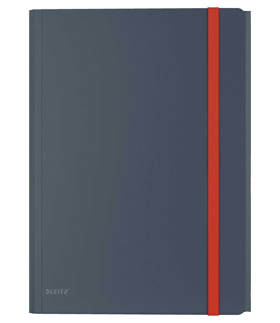 Папка Leitz Cosy на гумці A4 з конвертом 150 арк. Сірий (4619-00-89)