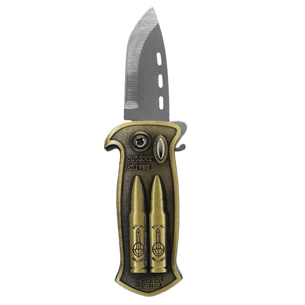 Запальничка/ніж викидний Bullet Lighter з відкривалкою (ЗН-8) - фото 4