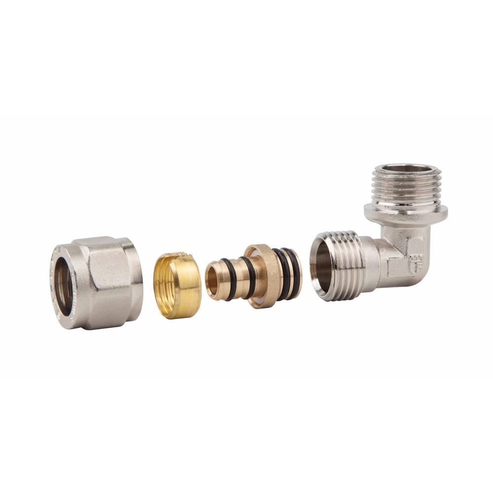 Уголок обжимной SD Forte 16х1/2" НР (SF175W1615)