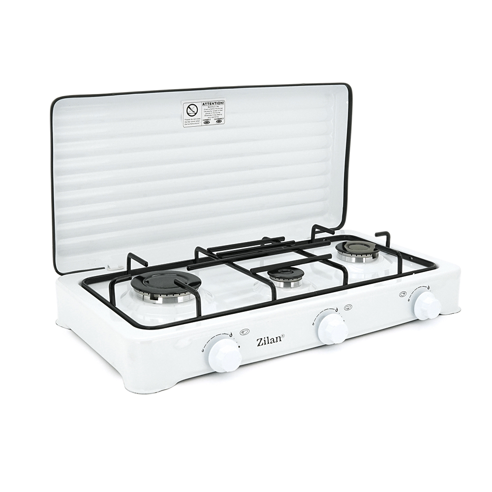 Газовая плита Zilan ZLN0032 3 конфорки White (YUT_V6127)
