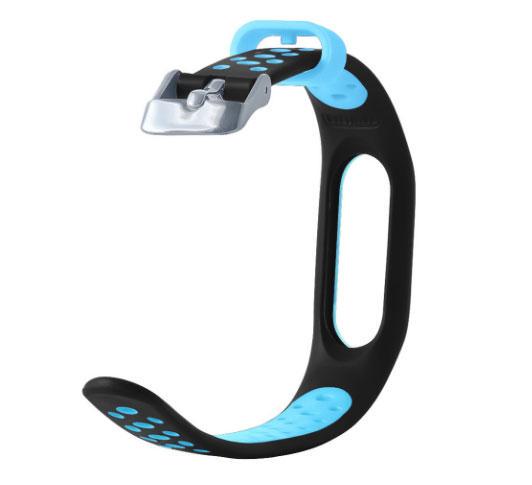 Силіконовий ремінець Primo Perfor Classic для Xiaomi Mi Band 2 Black/Blue (598906349)