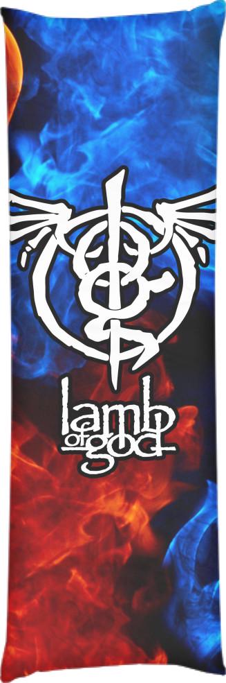 Подушка дакимакура Lamb of God 6 60x180 см (14106229)