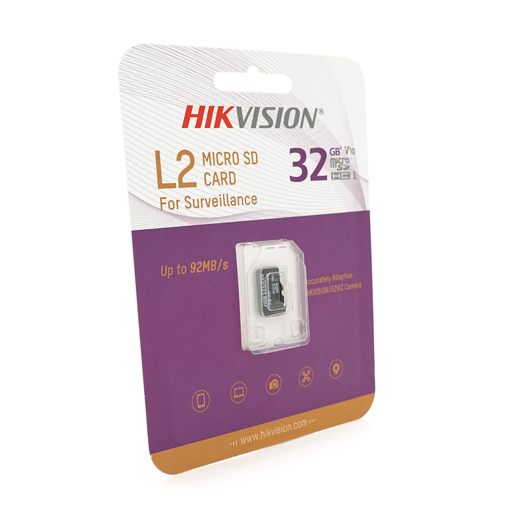 Карта памяти Hikvision MicroSD HS-TF-L2/32G Class10 V10 32 Гб (26301834)