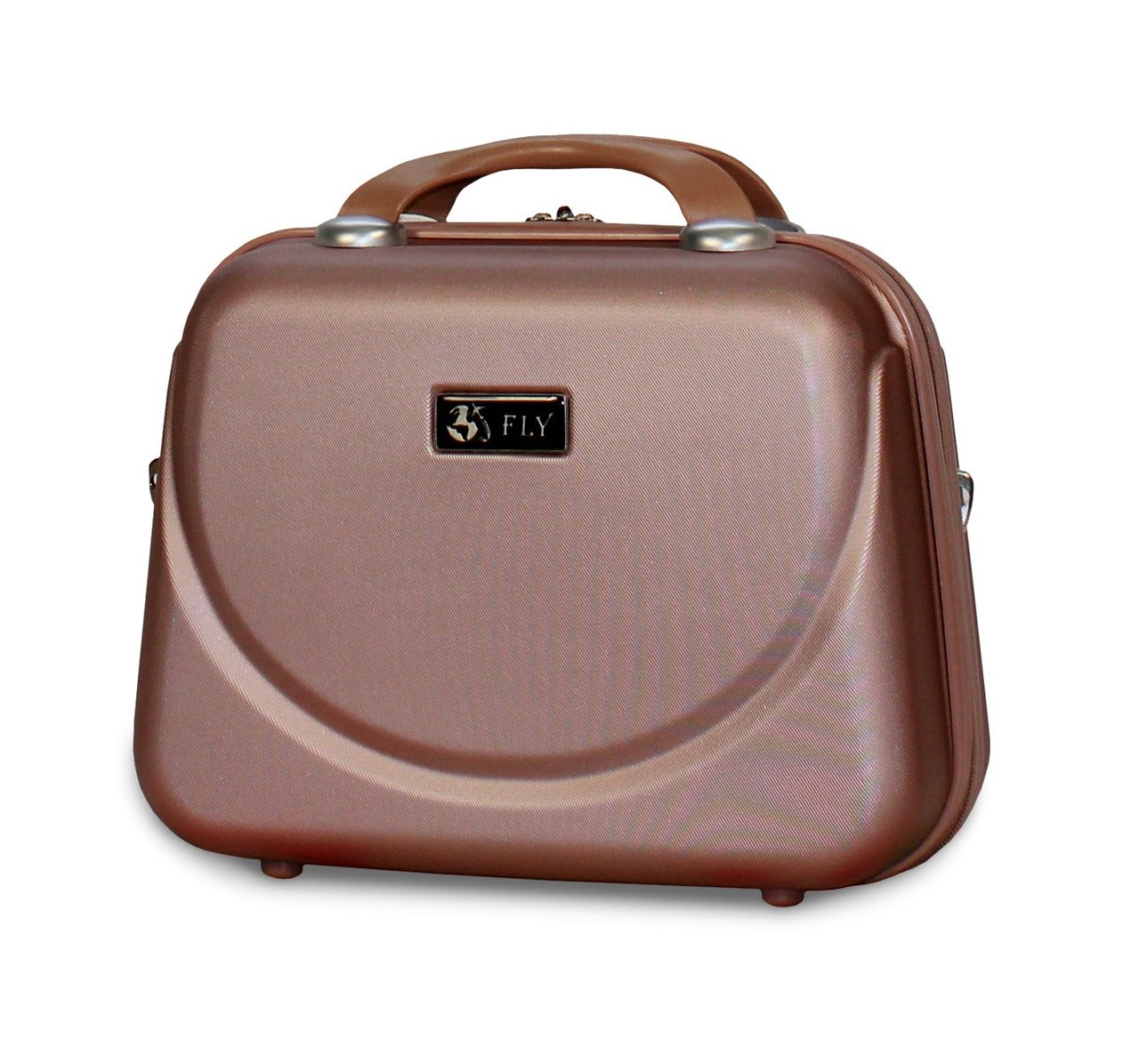 Кейс-пилот ручная кладь Fly K310 30х36х15 см Розово-золотой
