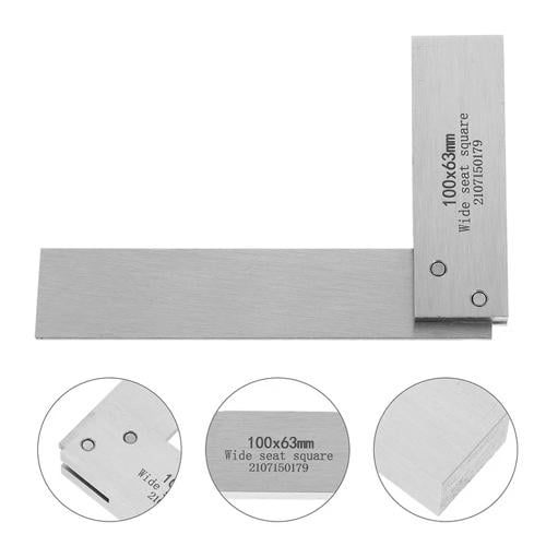 Угольник слесарный поверочный 90° 49-54 HRC сталь в кейсе 100x63 мм Silver (811219) - фото 2