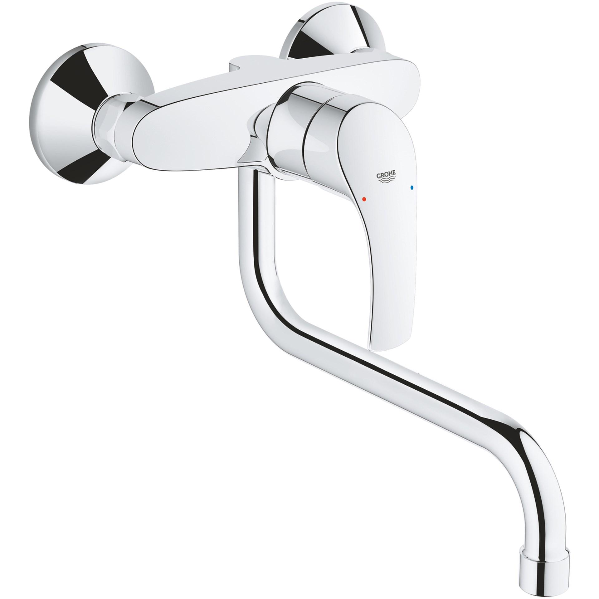 Смеситель для кухни Grohe Eurosmart 32224002 настенный однорычажный Хром (143979)