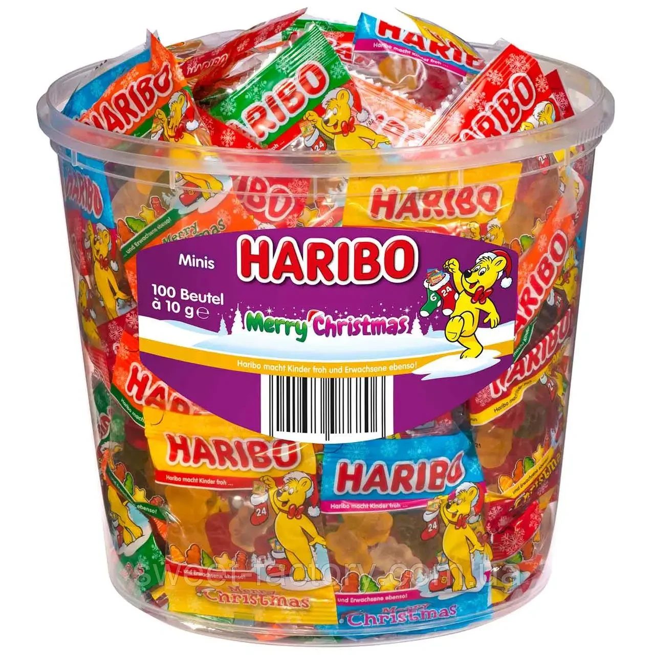 Желейки Haribo Merry Christmas Minis 100шт 1000 г