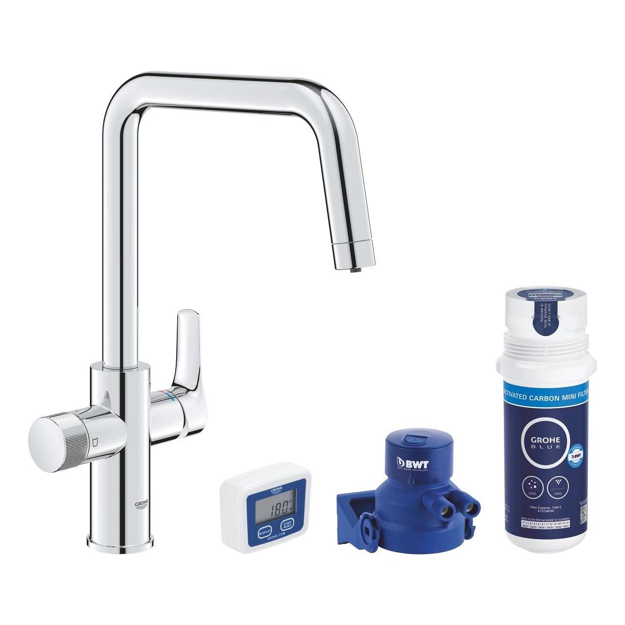 Смеситель для кухни Grohe Blue Pure Start 30596000 на две воды Хром (170508)
